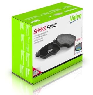 Valeo 4er-Set Bremsbeläge 598328, Hinterachse