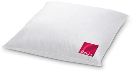 Hanskruchen | 925.20.307 Rubin Kopfkissen - 80 x 80 cm - mittel - 70% Federchen - 30% Daunen 900 gr.