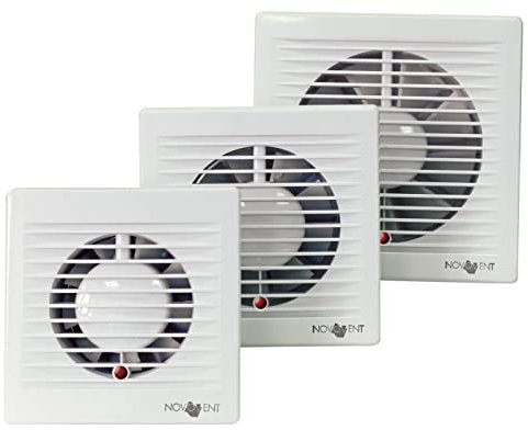 Novovent, A 120, extractor de baño, ventilador para aseo