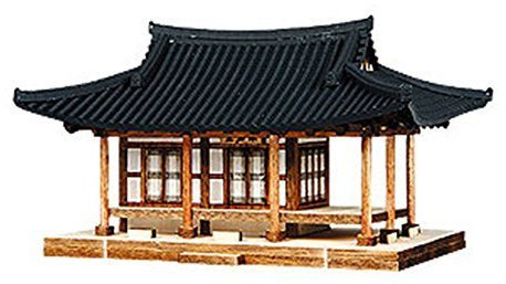 Desktop Wooden Model Kit Garden House C by Young Modeler