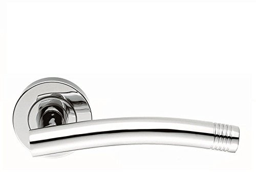 Carlisle Brass - ZIN3115SC - Serozzetta Carolina Lever On Rose (Pair)- Finish - Satin Chrome (PC)