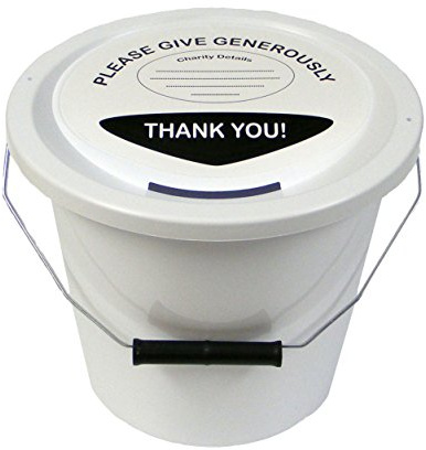 Early Learning Centre Charity Collection Bucket 5L - White