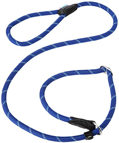 DOG & Co Mountain Rope Slip Dog Lead, 1.2 x 150 cm, Dark Blue