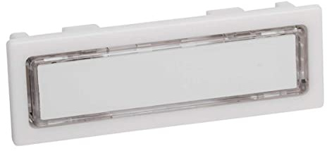 JU Kombitaster Klingeltaster 65 x 22 mm weiß JU Nummer 21-111 JU-003