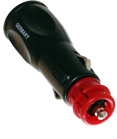 1x 2-poliger Stecker mit Sicherung für Zigarettenanzünder für 12mm & 20mm Steckdosen Neu Old-Harvest
