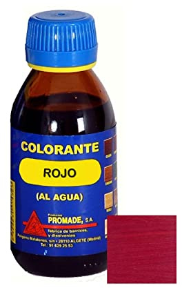 Promade - Colorante Al Agua Para Madera Rojo Blister 120Cc Acol125