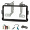tomzz Audio 2409-013 Doppel DIN Radioblende Set kompatibel mit Dacia Lodgy Dokker Duster Sandero Renault Captur Piano Lack schwarz mit Radioadapter ISO Fakra Antennenadapter DIN