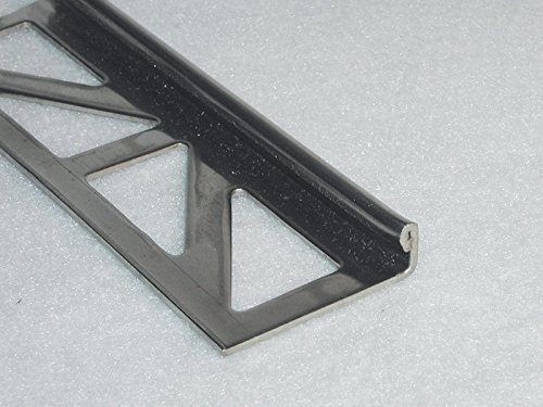 Kurt Neidull Fliesen-Abschlussschienen aus Edelstahl, 10 mm hoch