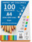 DOHE - Farbiges Papier DIN A4, 80 g. Farbe Leuchtendes Orange - 100 Blatt