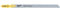 Milwaukee Stichsägeblatt Holz/Furnier 105 x 2,5 mm, umgekehrte Verzahnung, 5 Stück