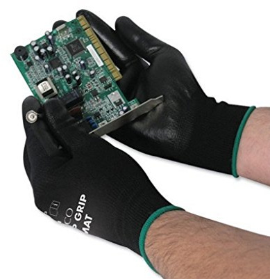 Polyco Matrix P Grip Gloves Size 9 Black Ref 403-MAT - Pack 12