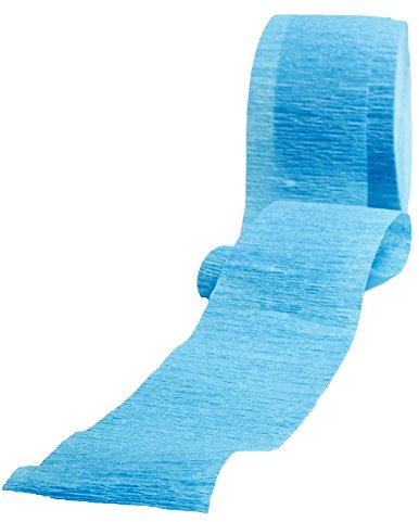 Unique Party Supplies 7943 Unique Party 6343 party decoration Tissue Paper Crepe Streamers, Papier, babyblau, 81ft