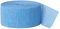 Unique Party Supplies 7943 Unique Party 6343 party decoration Tissue Paper Crepe Streamers, Papier, babyblau, 81ft