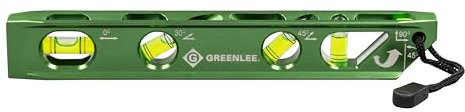 Greenlee L107 Elektriker-Torpedo-Wasserwaage mit Rohrbiege-Offset-Hilfe