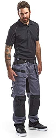 BLÅKLÄDER Multifunktions-Bundhose Bodenleger, Grau, Unisex, Erwachsene, Cargo, Gerade, Niedrige Taille, 1 Stück