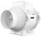 Xpelair XIMX100T 4/100mm Inline Mixed Flow Extractor Fan with Timer for Bathrooms and Shower Rooms, Loft Fitting, Adjustable Twin Speed, White