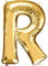 Amscan 3298201 86,4 Buchstabe R Super Shape Folienballon