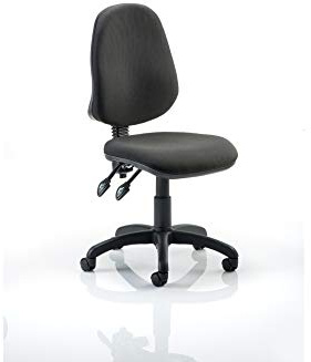 Dynamic OP000024 Eclipse II Lever Task Operator Chair Without Arms - Black