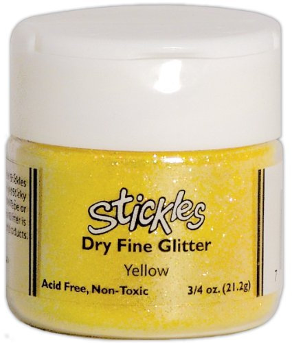 Ranger Stickles Dry Fine Glitter, Yellow