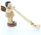 Engel stehend mit Alphorn natur