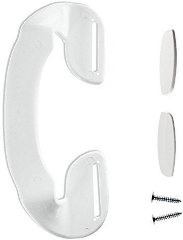 Spares2go Universal Adjustable Fridge Freezer Ergonomic Door Handle (190mm, White)