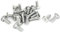 sourcing map 20 Stk. versenkte flache Kopfkappe Innensechskantschraube Schrauben M6 x 15mm DE de