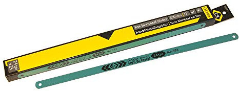 C.K T0933 12 Jeu de 25 lames professionnelles de scie à métaux 24 TPI