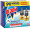 Bloom Líquido (pack de 2 recambios), insecticida eléctrico para mosquitos común y tigre, antimosquitos con 90 noches de protección, El ambalaje puede variar