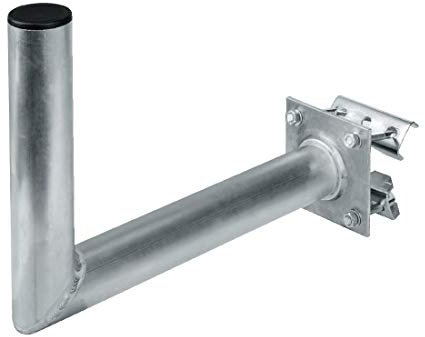 Hama SAT-Geländerhalterung, mit Ausleger, Aluminium