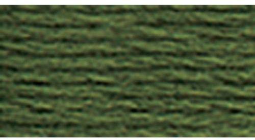 DMC 6-Strand Embroidery Cotton 8.7yd-Dark Pine Green 6-strängige Stickerei, Baumwolle, 8 m, dunkles Kieferngrün, 1 x 8m Skein, 8