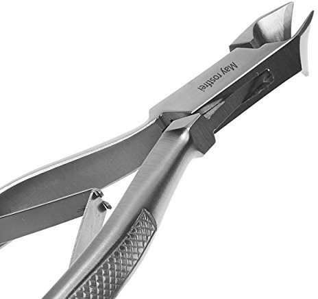 May - Kopfschneider - Nagelschneider - Nagelzange - 18 mm Schnittfläche - inkl. Schutzkappe - Edelstahl