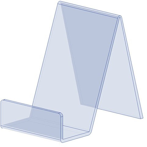 Displaypro 10x Small Clear Acrylic Book Stand, Ideal for Holding Books, Phones, Plates and More!