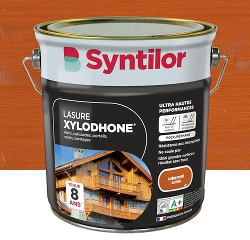 Syntilor - Lasure Xylodhone® Ultra Hautes Performances 8 Ans Chêne Doré Satiné 2,5L