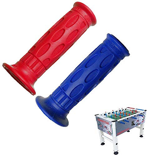 Roberto Sport Calcio Balilla Competition, omologato FICB, Coppia manopole PRO Italy Professionali Colori Rosso, Blu.