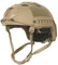 LOOGU Airsoft Helm Typ Fast PJ Taktischer Helm Militär Ops Core Schutzhelm mit Kopftuch Sturzhelm für Freizeit Outdoor Paintball Tactical Top Helmet