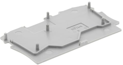 Wago End/Intermediate Plate Grey 2002-1291