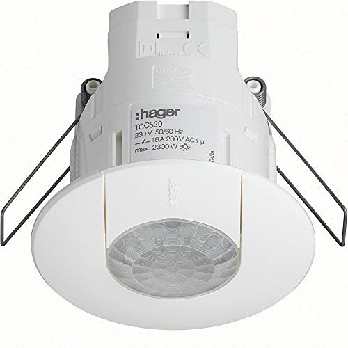 Hager TCC520E KNX Détecteur de présence 1 canal ws 1-f. Sortie de commutation d = 7 m