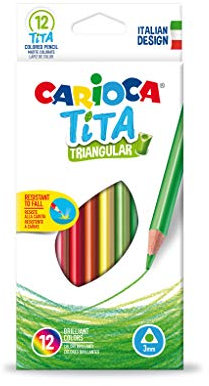 CARIOCA 12 Buntstifte Tita dreieckig 42786