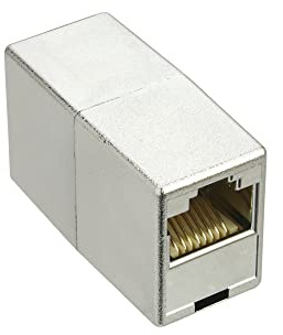 InLine Patchkabelkupplung 2x RJ45 Buchse, metallisiert geschirmt