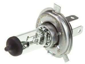 1 x Standard Replacement 3 Pronged Car Headlight Halogen H4 Bulb 12V 60/55 Watt