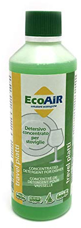 TRAVEL PIATTI detergente ecologico biodegradabile non schiumoso
