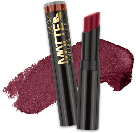 L.A. Girl Matte Flat Velvet Lipstick, Runway GLC822