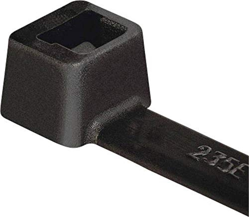 HellermannTyton 112-05460 T50L-PA66UV-BK Cable Ties 390 mm 4.80 mm UV-Stabilised Pack of 100