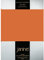 Janine Spannbettlaken Elastic - extra weiches und elastisches Spannbetttuch - für Matratzen 180x200cm bis 200x220cm rost-orange