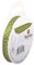 Rayher 5540653 Satinband mit Punkten, 9,5mm, SB-Rolle 10m, anisgrün