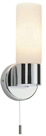 Saxby 34483 - Pure Single IP44 40W Incandescent Bathroom Wall Light
