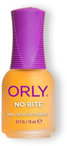 ORLY Nail Treatment No Bite | Nail Biting Deterrent & Bitter-Tasting Formula To Help Stop Adults And Children From Nail Biting | Vegan, Non-Toxic, Protects Manicured Nails (6Fl oz/18ml)