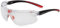 IRI-s - Patillas bi-material PC+TPR, Patillas inclinables negro/rojo, Puente nasal B-Flex – PC incoloro con dioptría +2 - anti-rayaduras y anti-vaho