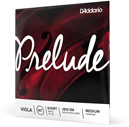 D'Addario J910-SM Prelude Viola Saitensatz Kohlefaserstahl/Nickel Short Medium