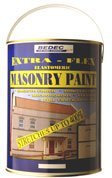 Bedec BEDE2MB1864 Extra-Flex Elastomeric Water-Based Quick Drying Smooth Masonry Paint Cream 5 Litres